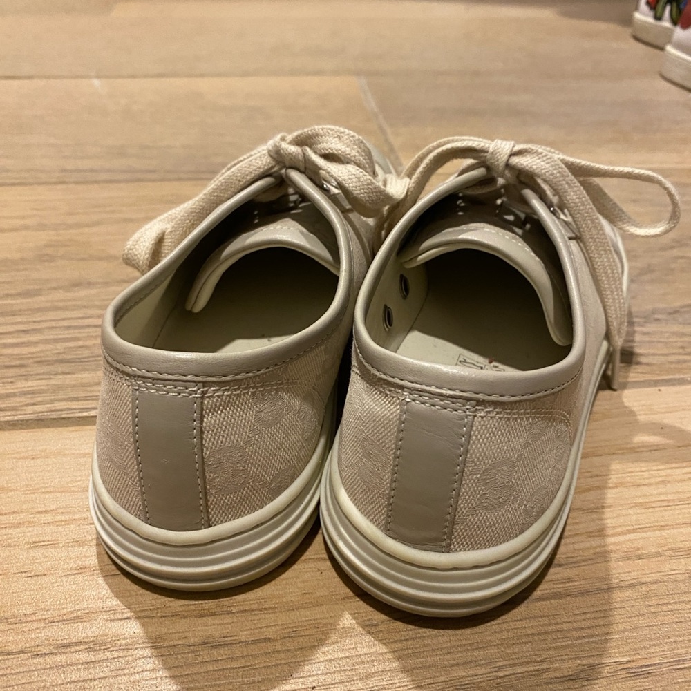 Gucci Ace beige sneakers 426137 classic worn only several times for slender feet - Picture 4 of 9